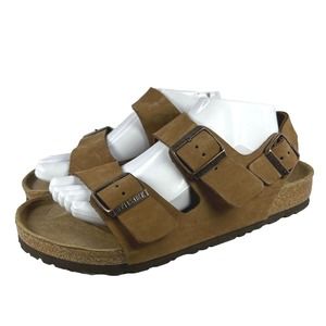 Birkenstock Milano Women's Slingbacks US 10 Brown Leather Birko-Flor Sandals